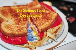 Summer Fried Egg Sandwich